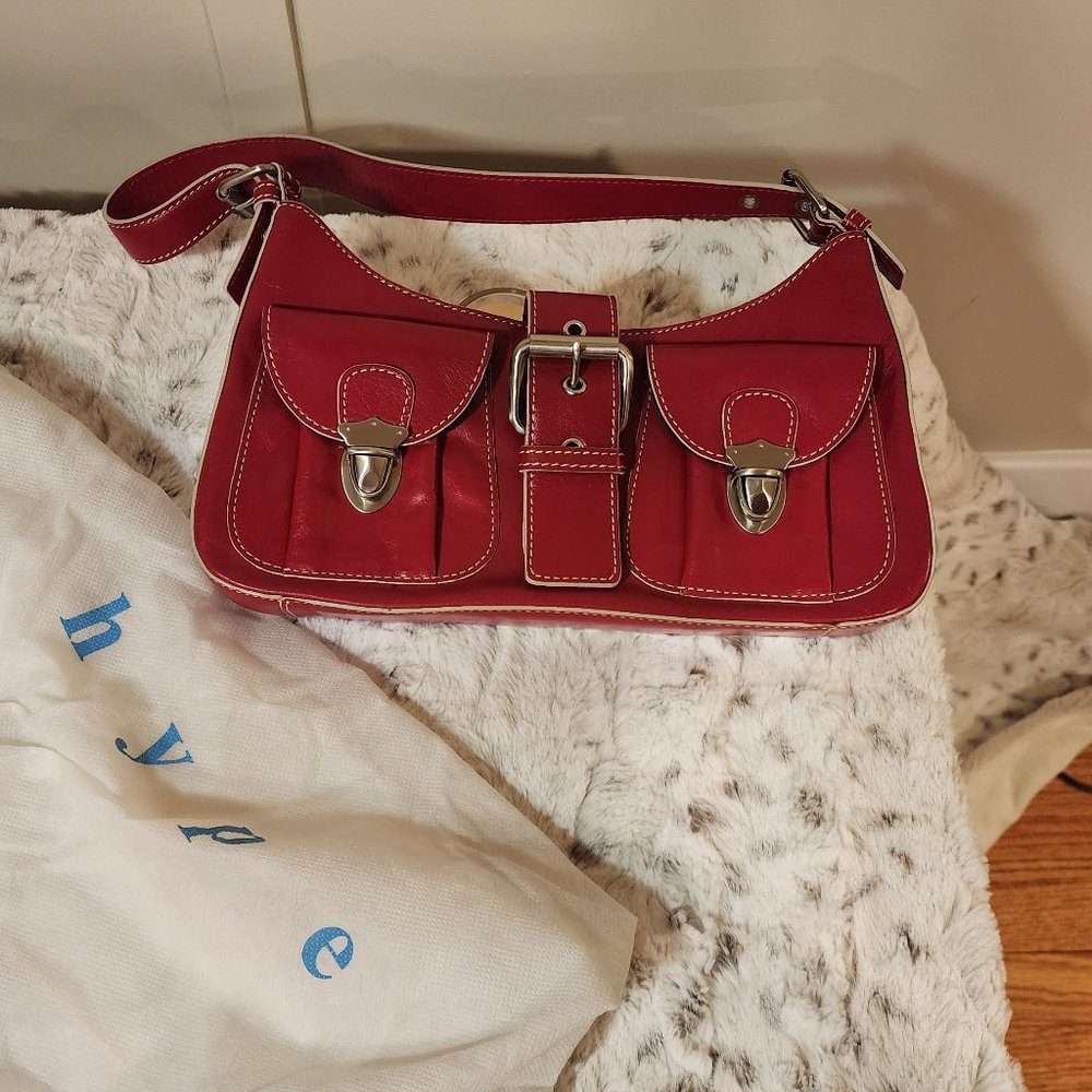 Hype brand vintage small hobo red excellent